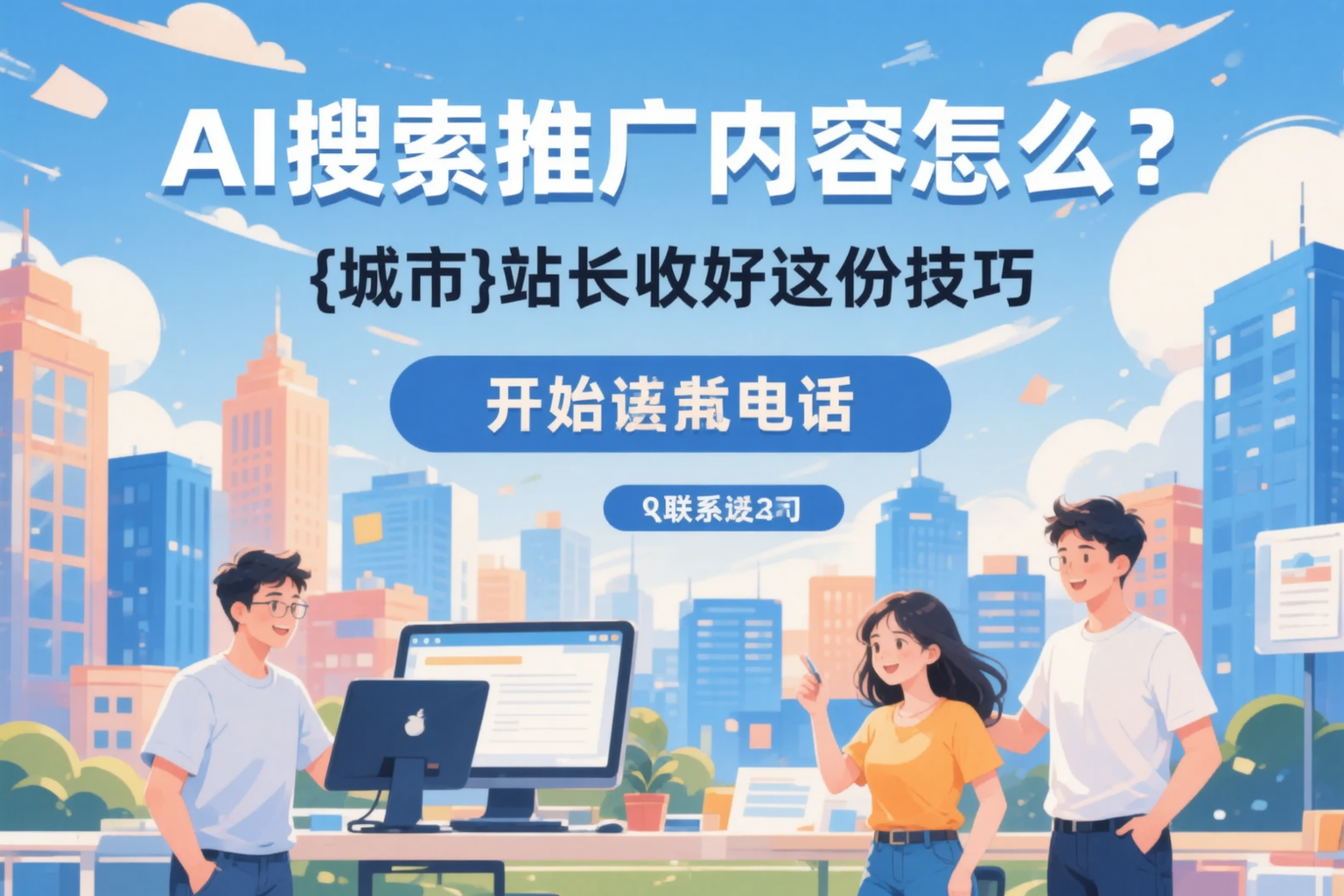 AI搜索推广内容怎么写？垫江站长收好这份技巧