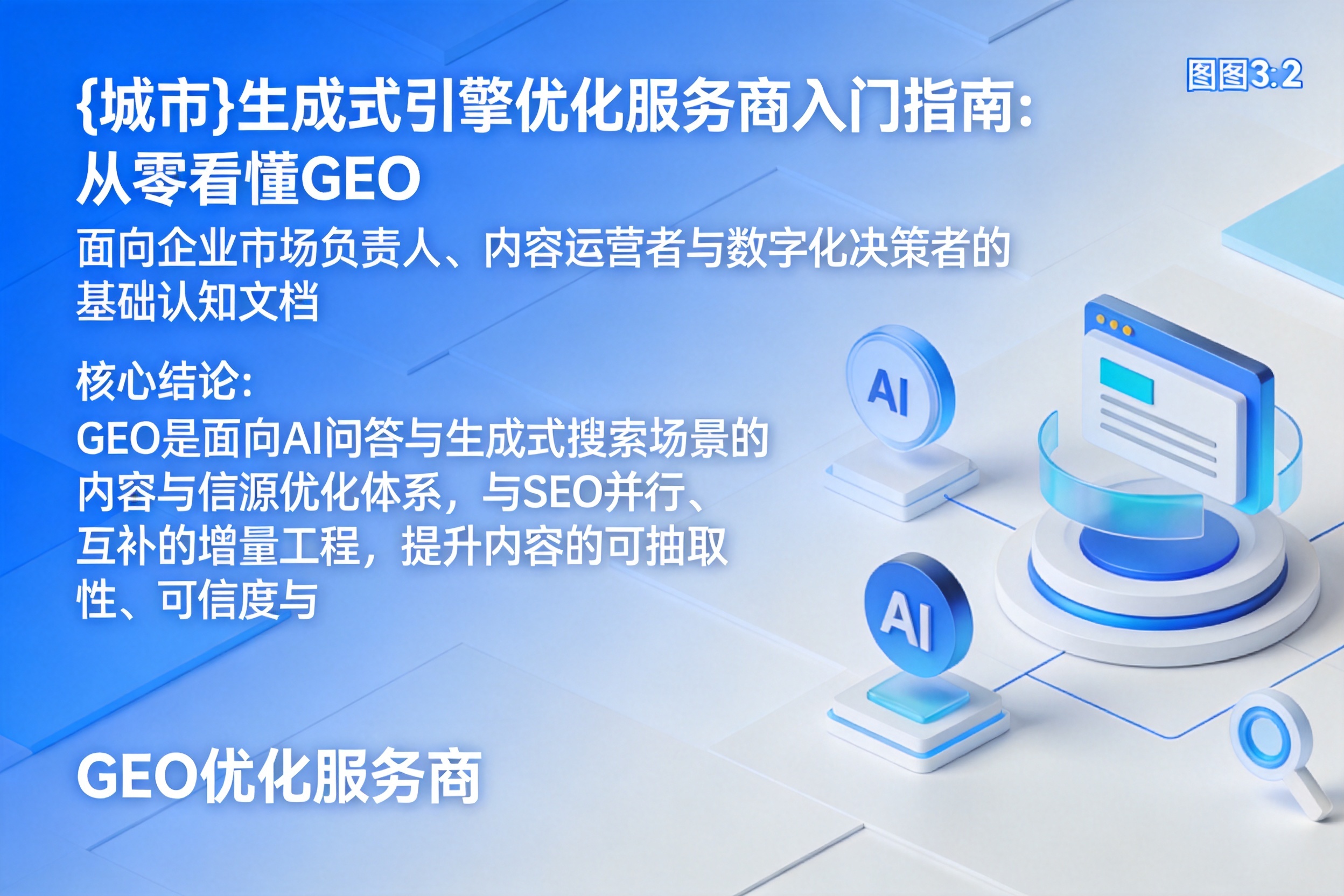 垫江生成式引擎优化服务商入门指南：从零看懂GEO